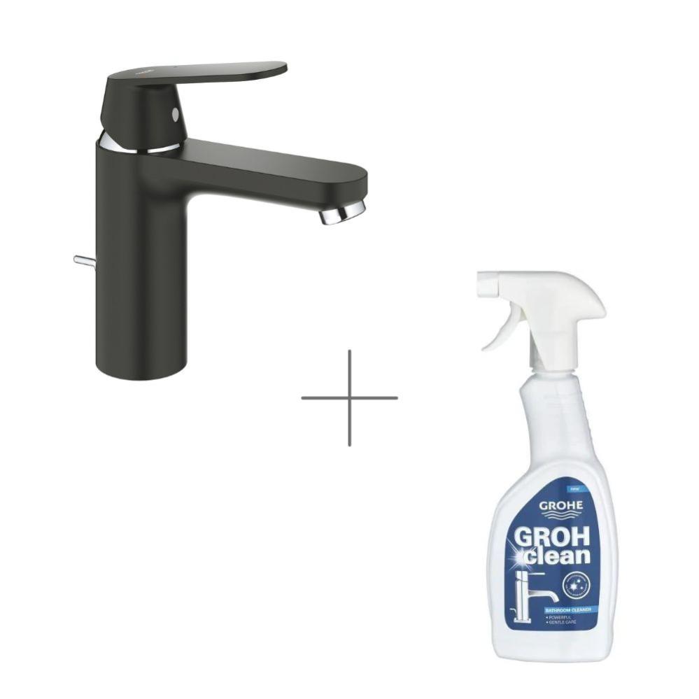 GROHE Mitigeur lavabo Eurosmart Cosmopolitan taille M + Nettoyant robinetterie GroheClean