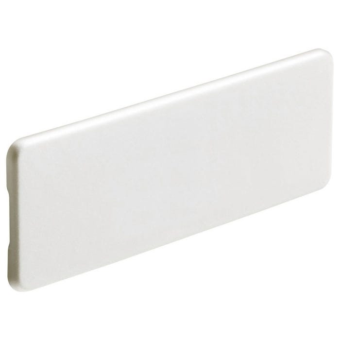 Cache plastique pour profil arcitech - Décor : Blanc - Version : Sans logo - HETTICH 2