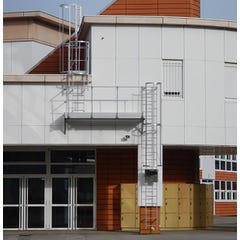 Crinoline sortie et palier latérale - Hauteur bâtiment 4.70 à 5.00m - CS50-CPSL100 4