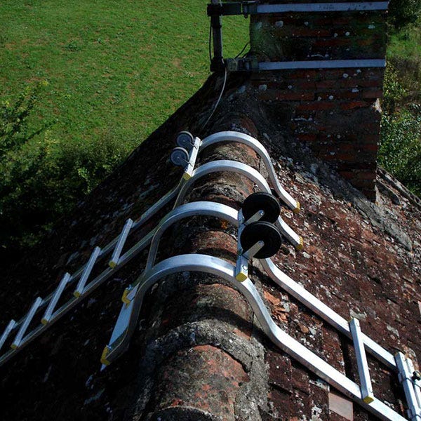 Echelle de toit 10.20m avec crochet (6 échelles 1.55m + 1 crochet) - ECHTOIT/1020-E25 3