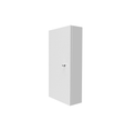 Coffret d'habillage en acier blanc avec serrure à clef pour tableaux électriques 13 modules | Dimensions intérieures : H. 610 x L. 268 x P. 125 mm