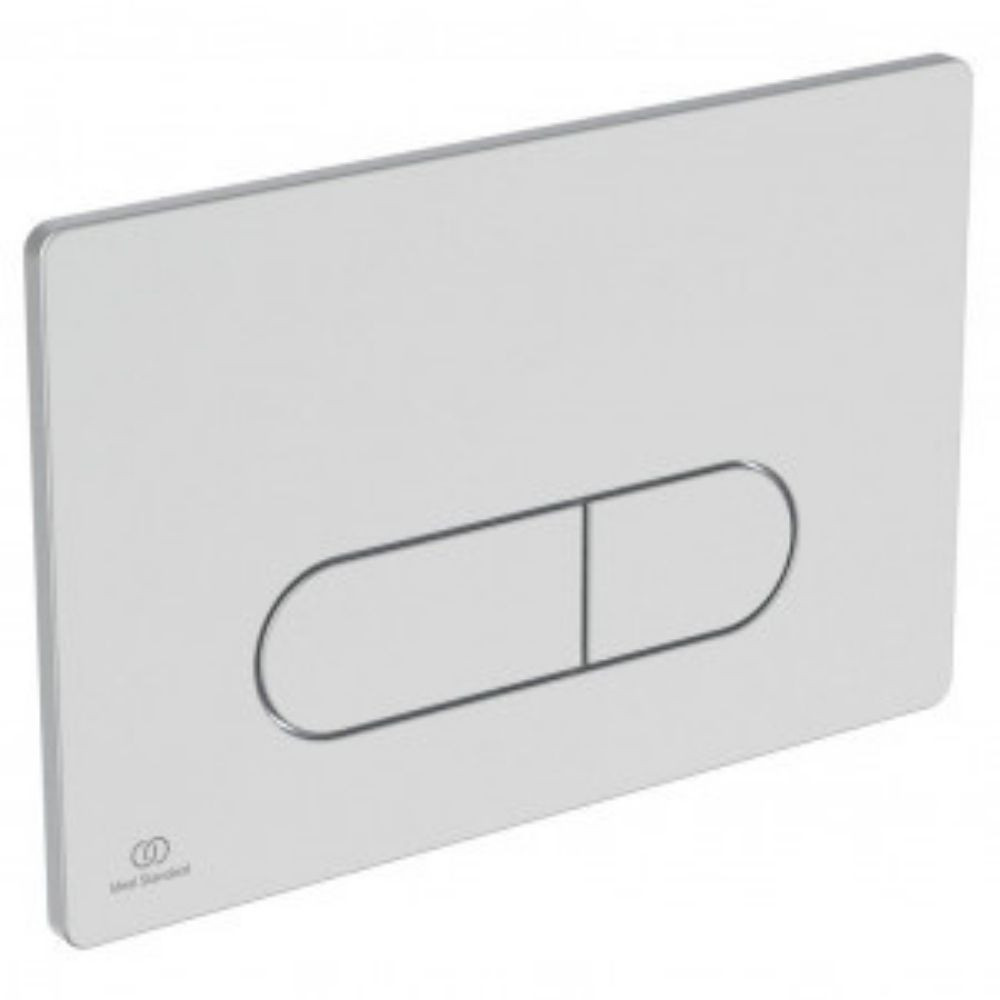 Pack WC suspendu compact Ideal Standard Connect space + abattant + plaque carrée + bati support 3