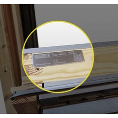 Store isolant compatible fenêtre de toit Velux ® 10 ou 608 ou S08 Gris 2