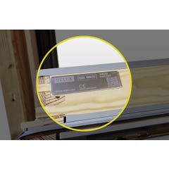Store isolant compatible fenêtre de toit Velux ® MK08 Gris 2