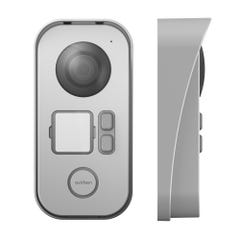 Visiophone filaire éco-responsable BambooView avidsen avec caméra, écran supplémentaire et 2 badges utilisateurs - Avidsen - 4
