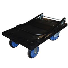 Chariot roulant plastique - 4 roues caoutchouc - Charge max. 500kg - CP50PU 1