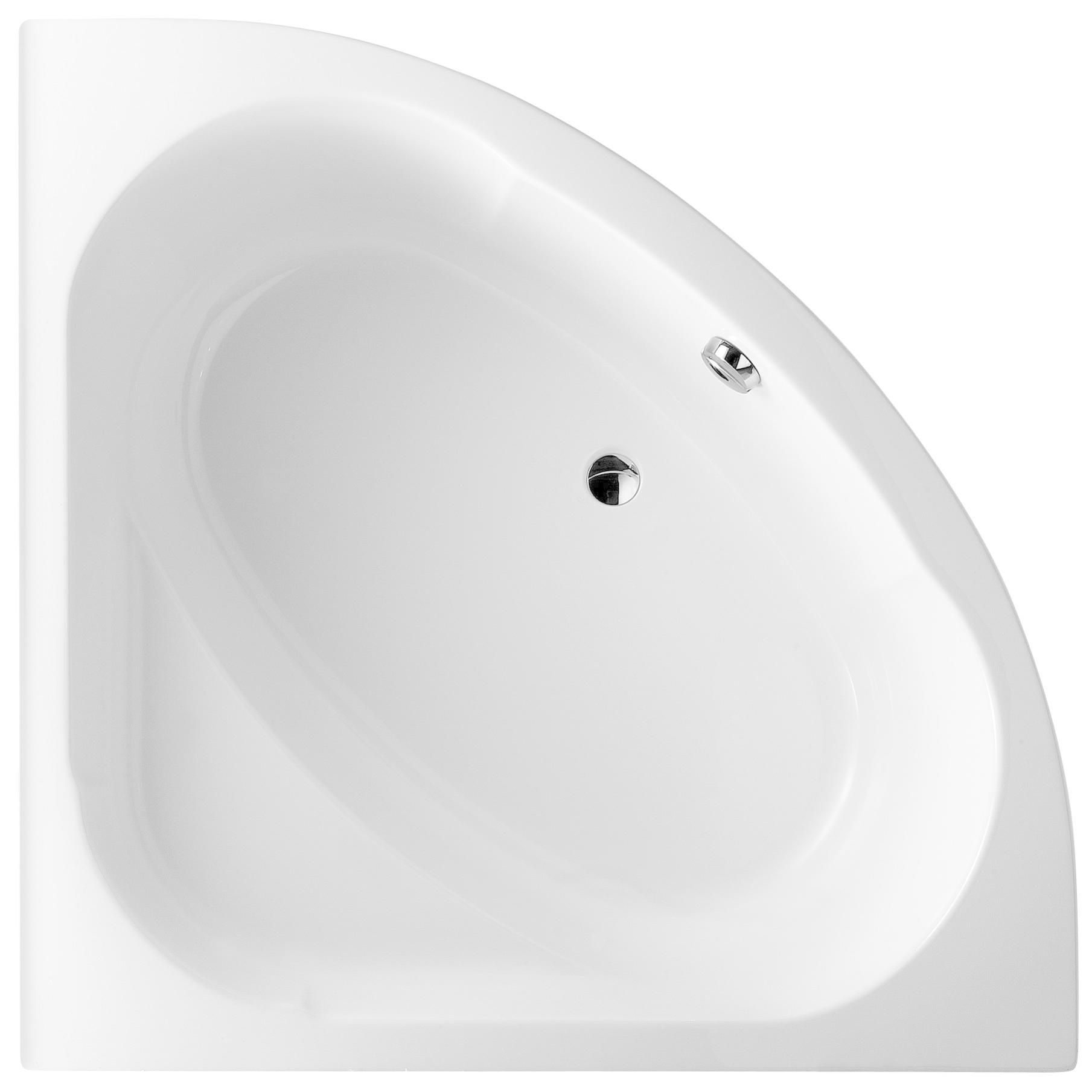 Baignoire en angle DOMO 135x135 avec pieds QUICK CLIP - JACOB DELAFON - E60223-00