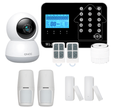 Kit Alarme maison connectée sans fil WIFI Box internet et GSM Futura noire Smart Life et caméra WIFI - Lifebox - KIT10