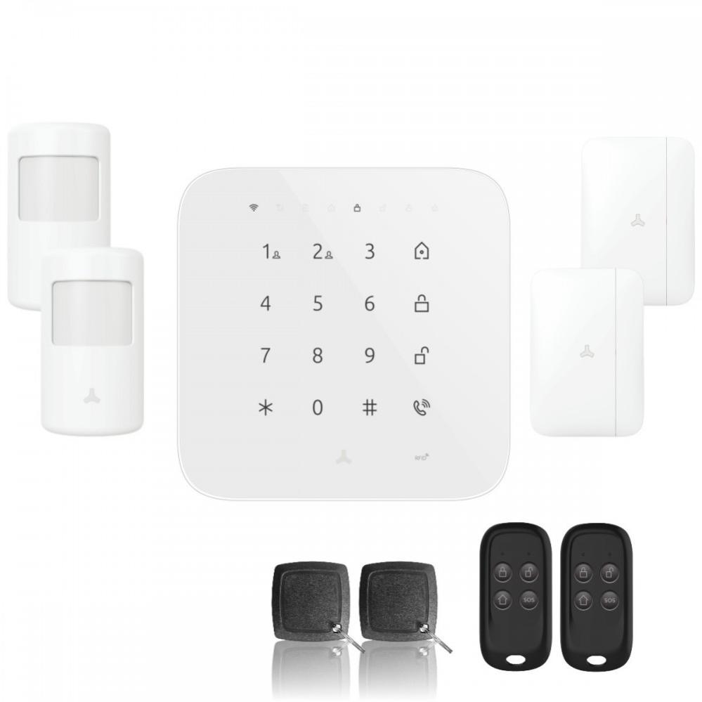 Alarme maison wifi et gsm 4G sans fil connectée Casa- kit 2