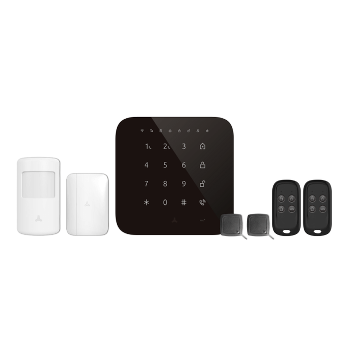 Alarme maison wifi et gsm 4G sans fil connectée Casa Noire - kit 1 0