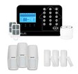 Kit Alarme maison connectée sans fil WIFI Box internet et GSM Futura noire Smart Life - Lifebox - KIT3