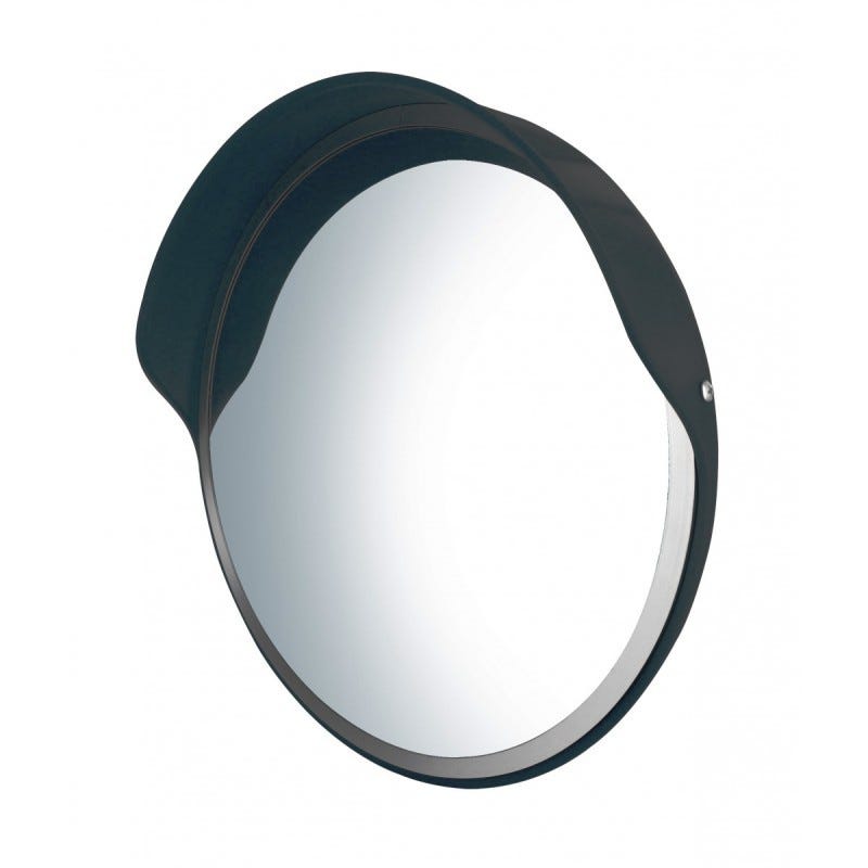 Miroir convexe multi usages 45cm avec casquette 0