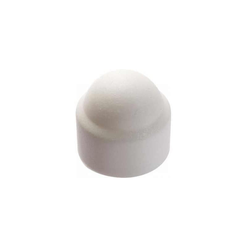Cache écrous 6 pans polyéthylène blanc (boîte)