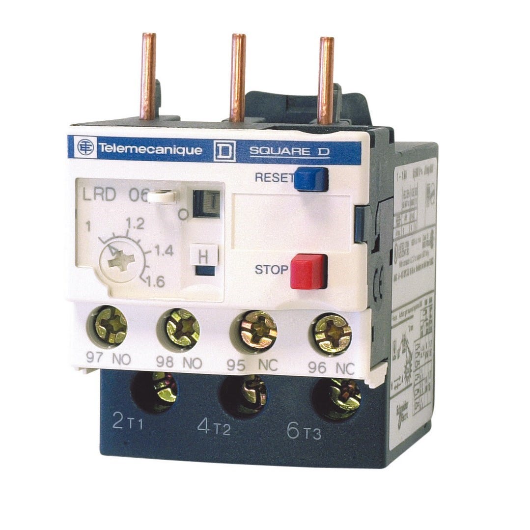 TeSys - relais protection thermique LRD - TeSys LRD - relais de protection thermique - 1,6..2,5A - classe 10A 0