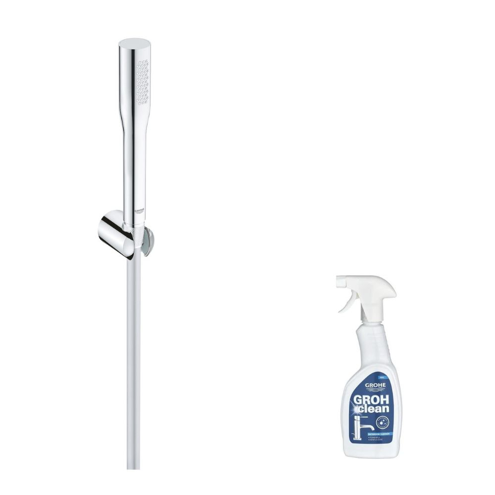 GROHE Douchette 1 jet avec support mural Vitalio Get Stick chromé