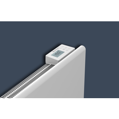 Radiateur électrique fixe à inertie sèche fonte+film 1000W Bestherm NEMESIS horizontal blanc 5