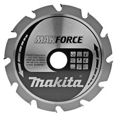 Lame carbure MAKITA B-08224 ''MakForce'' bois pour scies circulaires 0