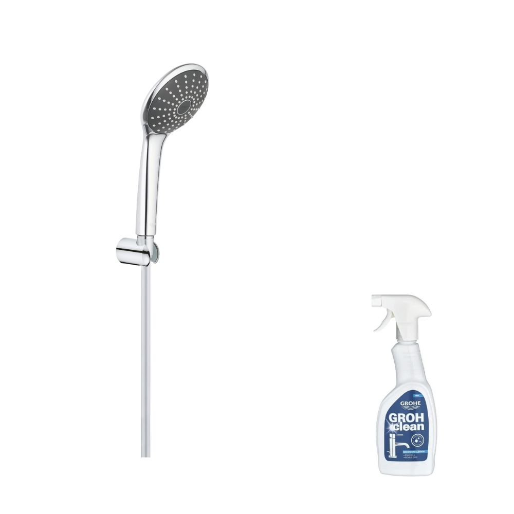 Ensemble de douche Vitalio Joy 110 Mono Grohe Quickfix + nettoyant Grohclean