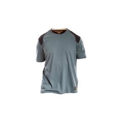 T-shirt renforcé RICA LEWIS - Homme - Taille L - Coton bio - Vert - WORKTS