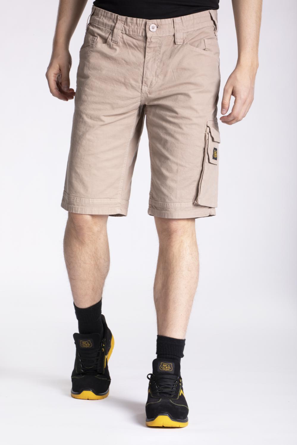 Bermuda de travail stretch SUNJOB beige 046