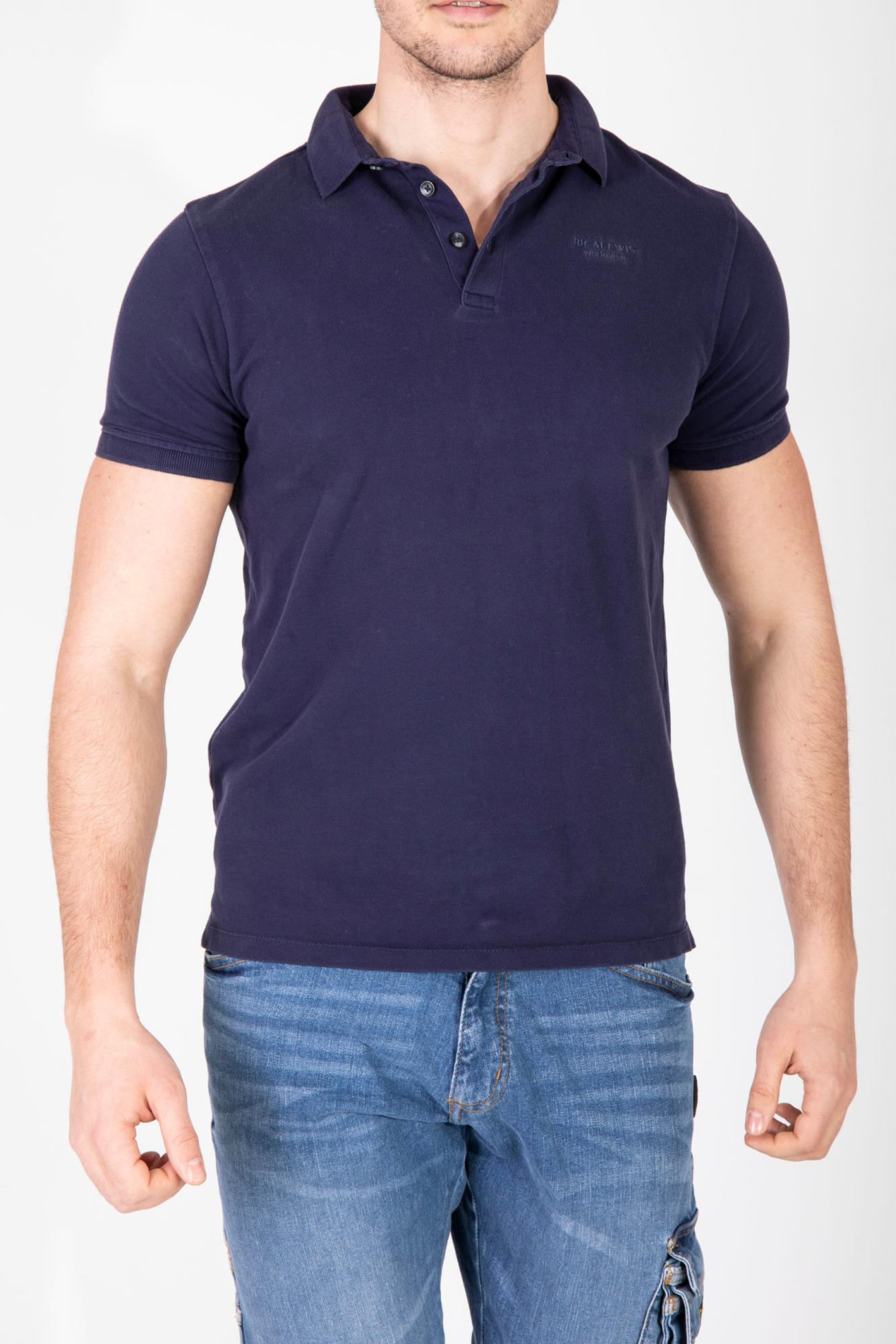 Polo manches courtes POLAGE bleu xl