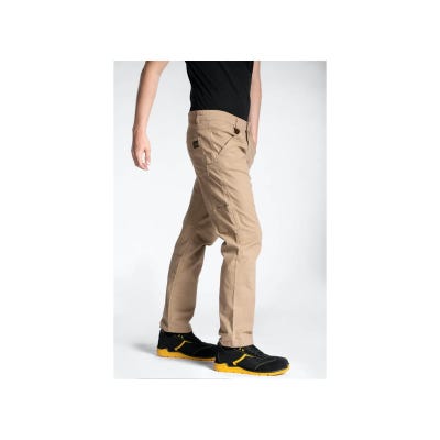 Pantalon de travail RICA LEWIS - Homme - Taille 46 - Multi poches - Coupe charpentier - Stretch - Beige - CARP 3