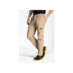 Pantalon de travail RICA LEWIS - Homme - Taille 46 - Multi poches - Coupe charpentier - Stretch - Beige - CARP 1