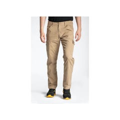 Pantalon de travail RICA LEWIS - Homme - Taille 46 - Multi poches - Coupe charpentier - Stretch - Beige - CARP 4