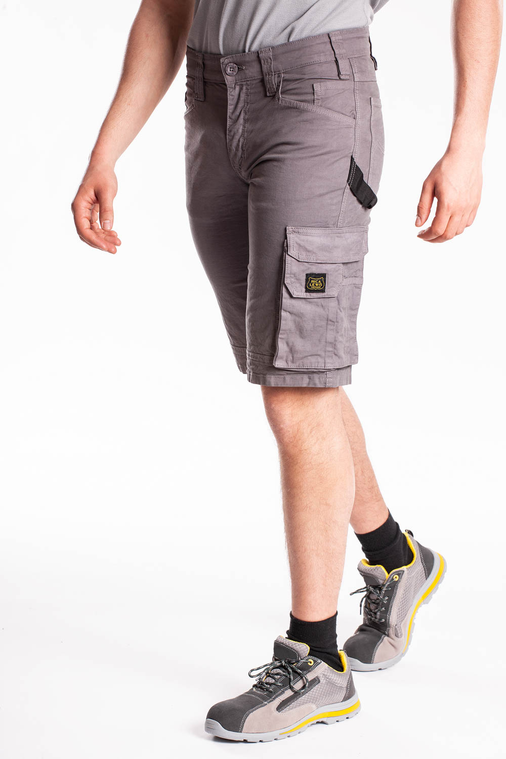 Bermuda de travail stretch SUNJOB gris 046