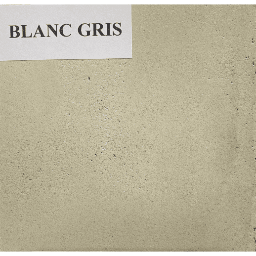Nuancier plaquette Béton Ciré BLANC GRIS 0