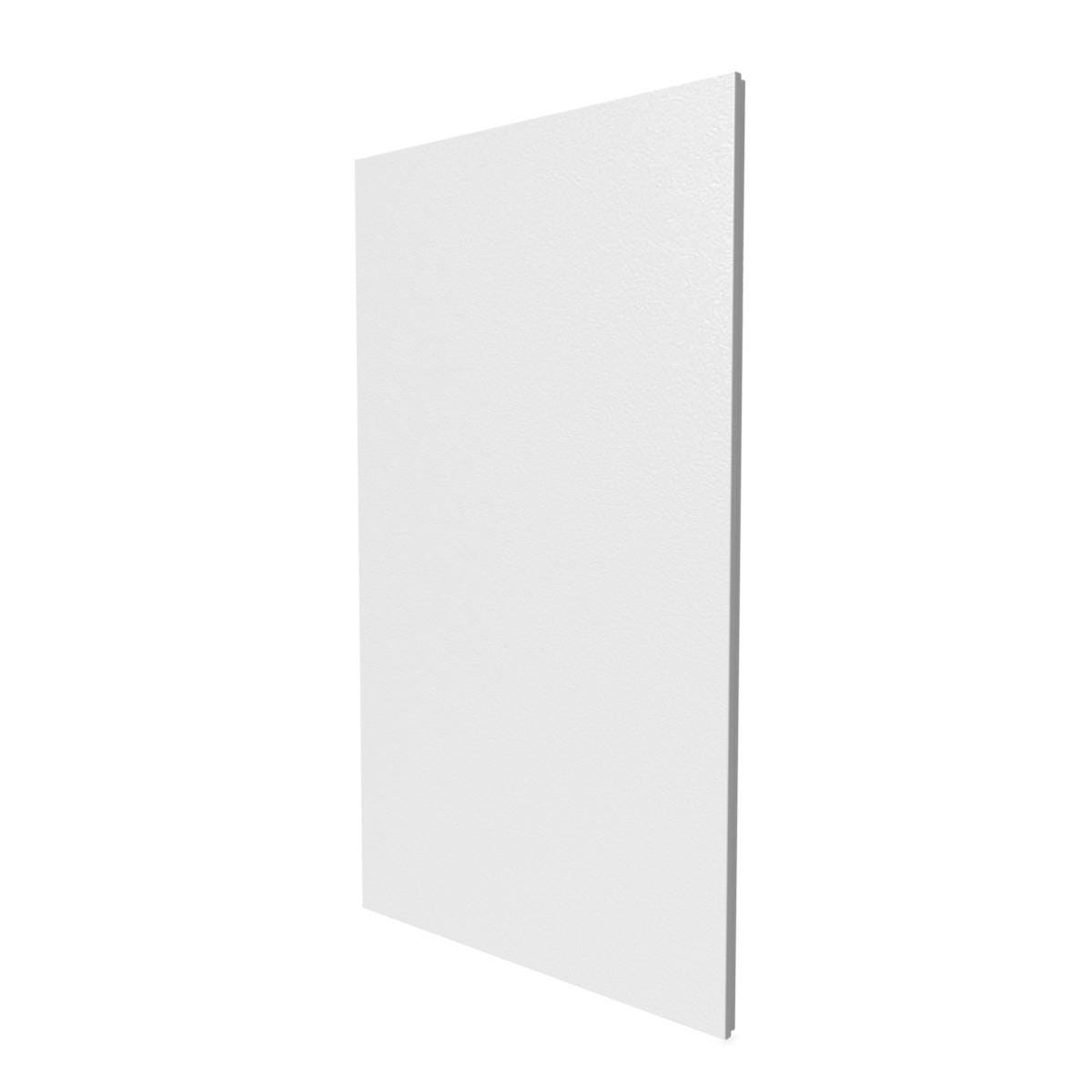 Porte en blanc pour bac encastré 2x13 modules - Finition saillie - H. hors-tout 970 mm 0