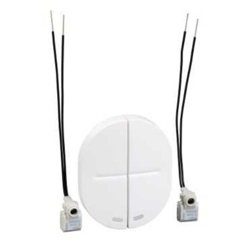 Schneider Electric - S260298 - Ovalis - 2 demi-touches+1 voyant Blanc