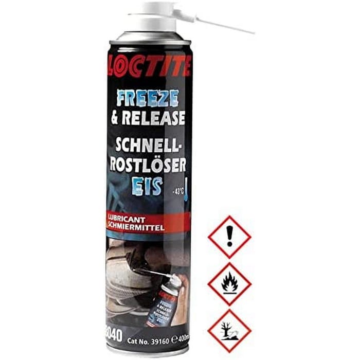 LOCTITE 8040 PROFESSIONNEL DEGRIPPANT A FROID CHOC THERMIQUE -43 DEGRIP' FROID 1