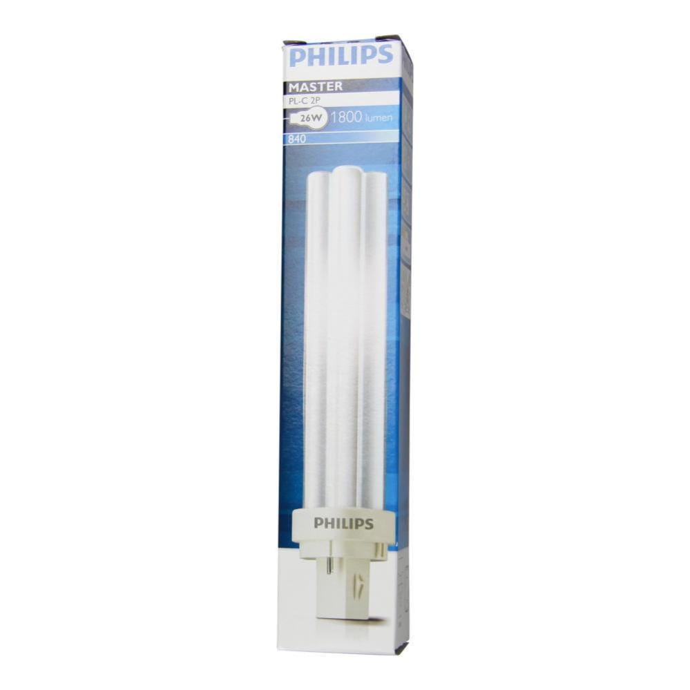 Ampoule PHILIPS basse consommation - 1800 Lumens - 4000 K - ‎G24d-3 - 26W 2