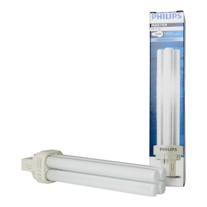 Ampoule PHILIPS basse consommation - 1800 Lumens - 4000 K - ‎G24d-3 - 26W 1