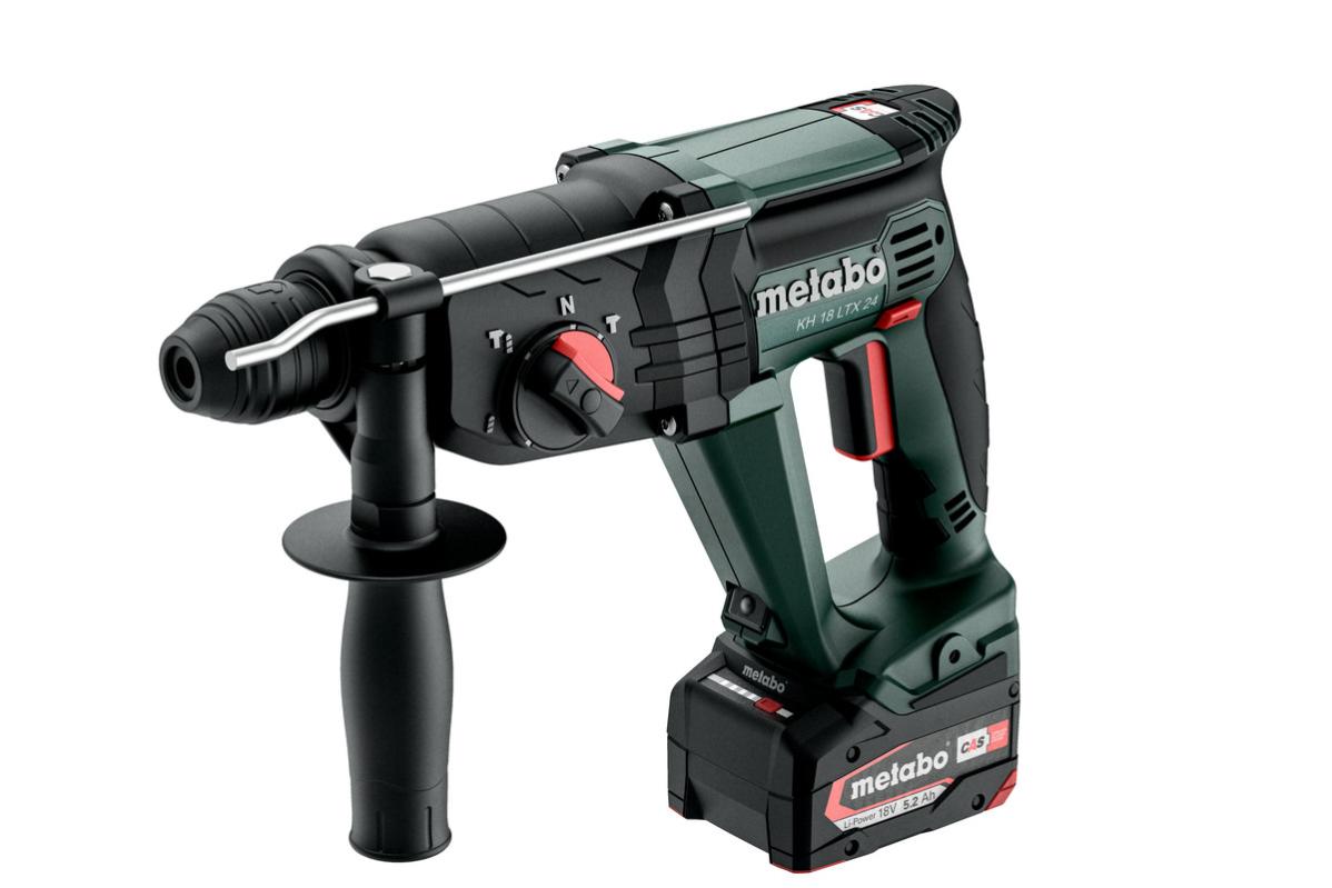 Marteau perforateur burineur 18 V sans fil KH 18 LTX 24 2 x 5,2 Ah Li-Power, ASC 55