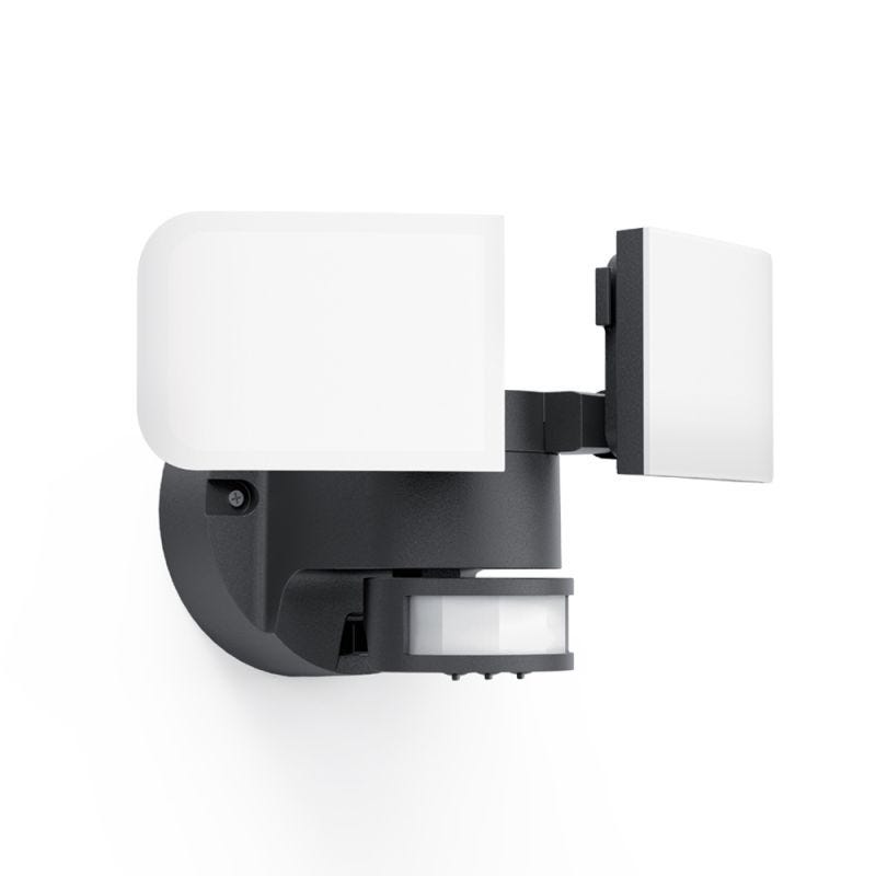 Xanlite - Projecteur 2 têtes noir à détecteur de mouvements orientable et désactivable, 2800 Lumens, Blanc froid - PR2T2800D 0