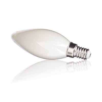 Ampoule Filament LED Flamme Opaque dimmable culot E14, 470 Lumens, Blanc neutre 4