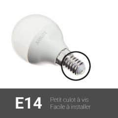 Lot de 10 Ampoules LED SMD P45 Opaque, culot E14, 470 Lumens, conso. 5,3W (eq. 40W), 4000K, Blanc neutre 3