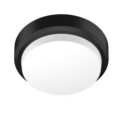 Hublot LED rond noir, 1500 Lumens, CCT, Blanc chaud, Blanc neutre, Blanc froid