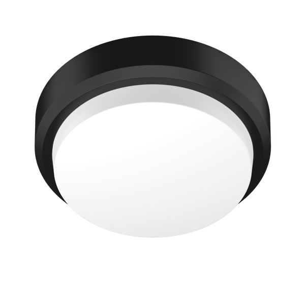 Hublot LED rond noir, 1500 Lumens, CCT, Blanc chaud, Blanc neutre, Blanc froid 0