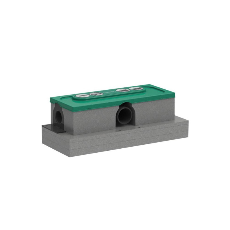 Hansgrohe uBox, corps d'encastrement pour caniveaux de douche linéaires 33,9 cm (01001180)