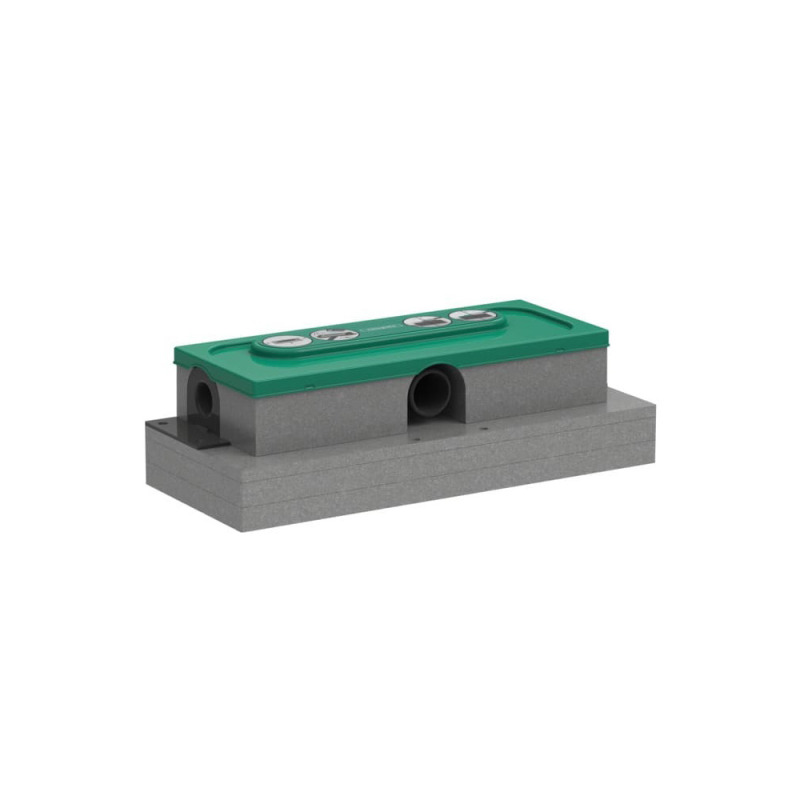 Hansgrohe uBox, corps d'encastrement pour caniveaux de douche linéaires 33,8 cm (01000180)