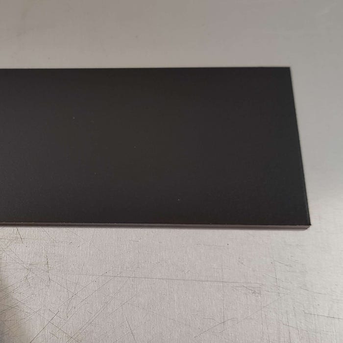 Crédence Aluminium Gris Noir RAL 7021 SAT H 75 cm x L 120 cm 1