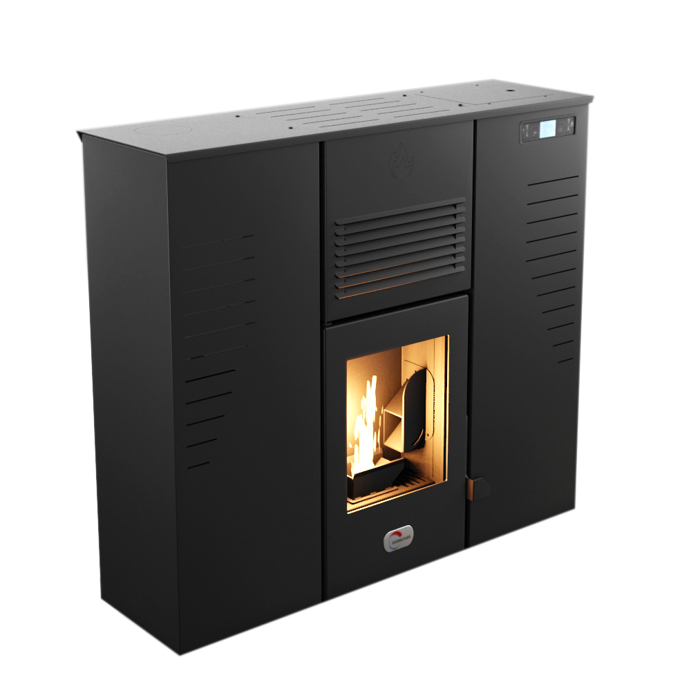 Poêle à granulés Air Slim Alize 12,5 kW Noir Sannover