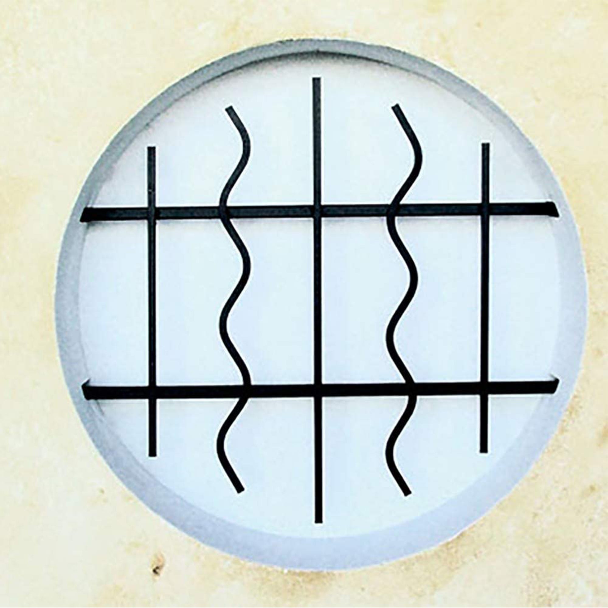 Grille de Defense Azur diametre 80 cm pour Fenetre ronde (côte tableau) 2