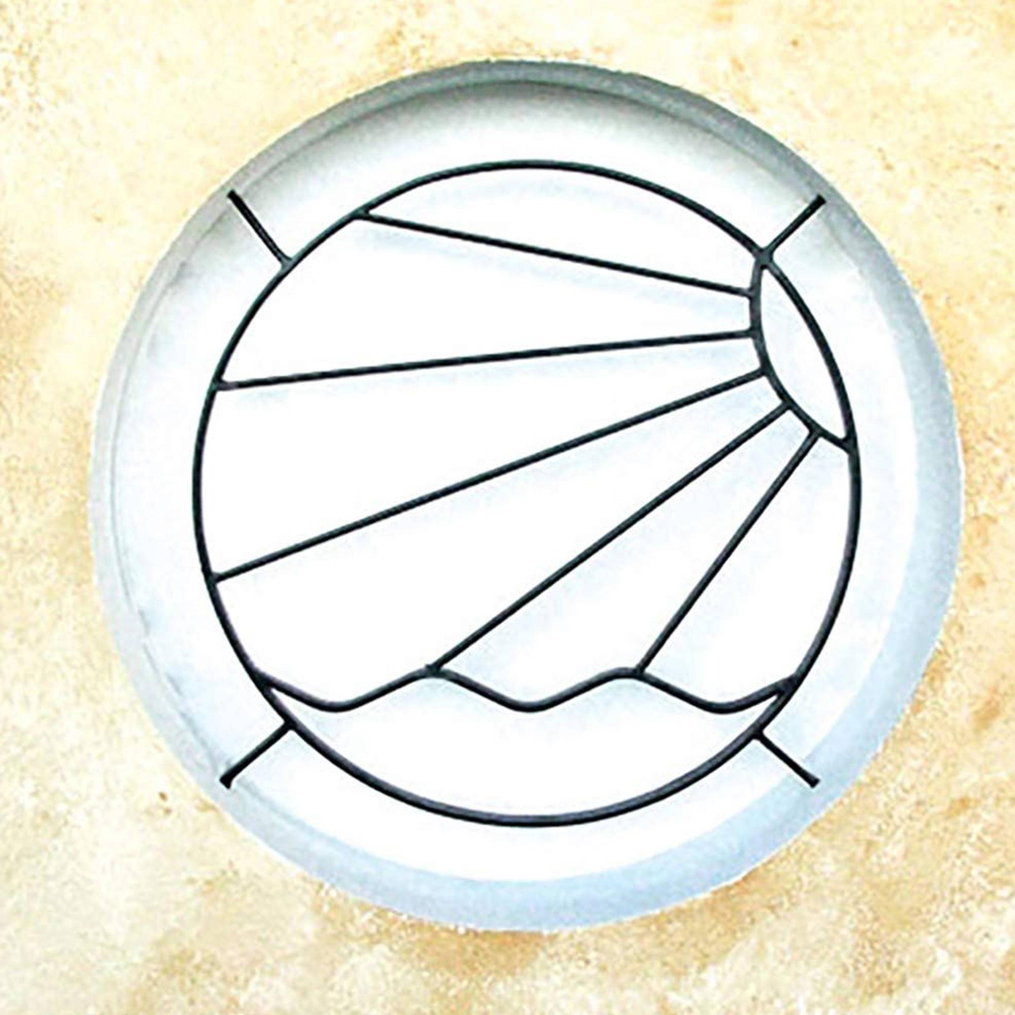 Grille de Defense Solazur diametre 80 cm pour Fenetre ronde (côte tableau)
