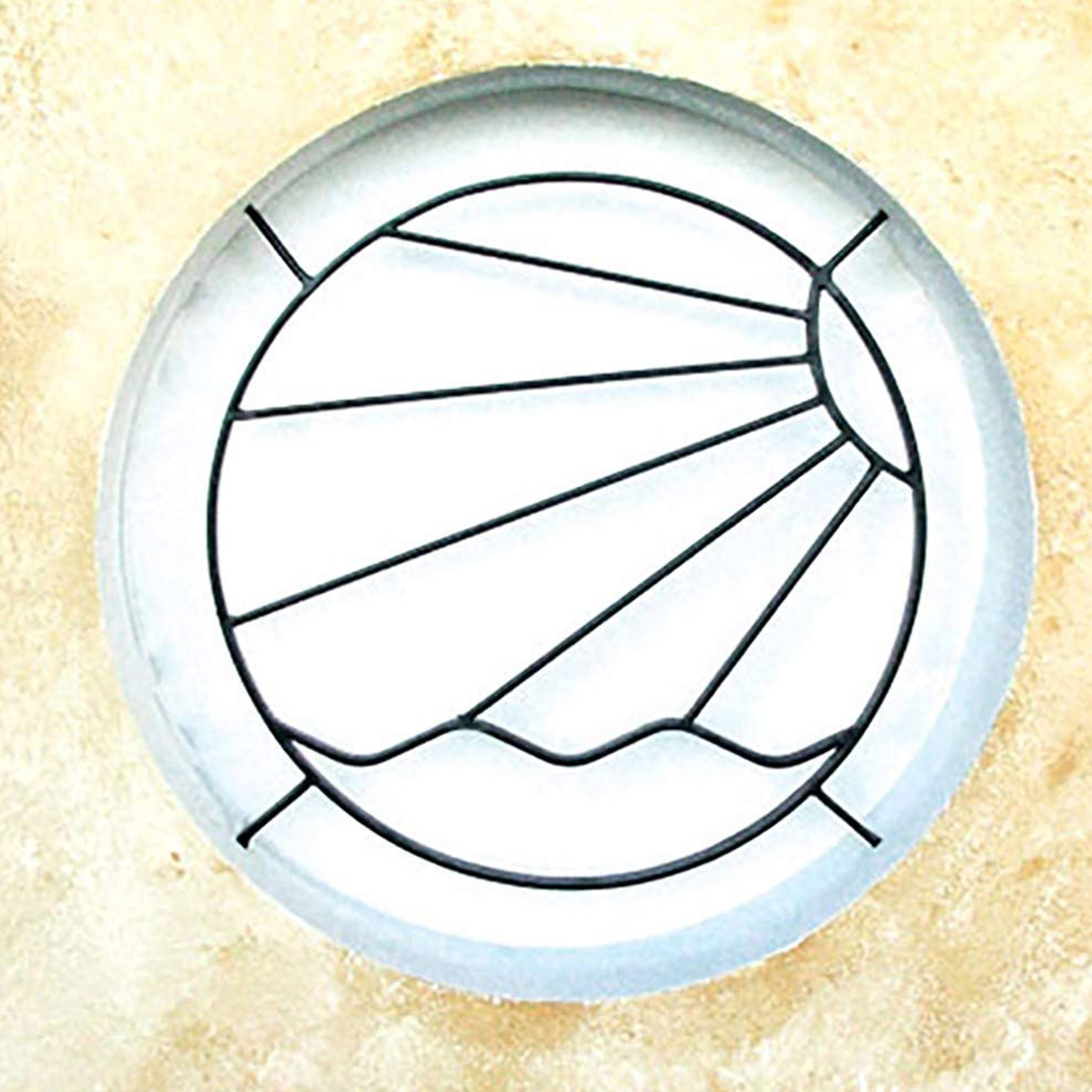 Grille de Defense Solazur diametre 100 cm pour Fenetre ronde (côte tableau)