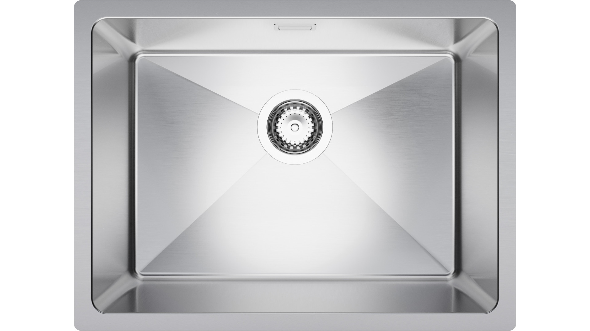 Evier Cuisine Sous Plan Inox, 43.5 x 58 cm, Evier en Acier 1 bac + Kit de Vidage, Lavabo Cuisine New York 60 XL de Primagran