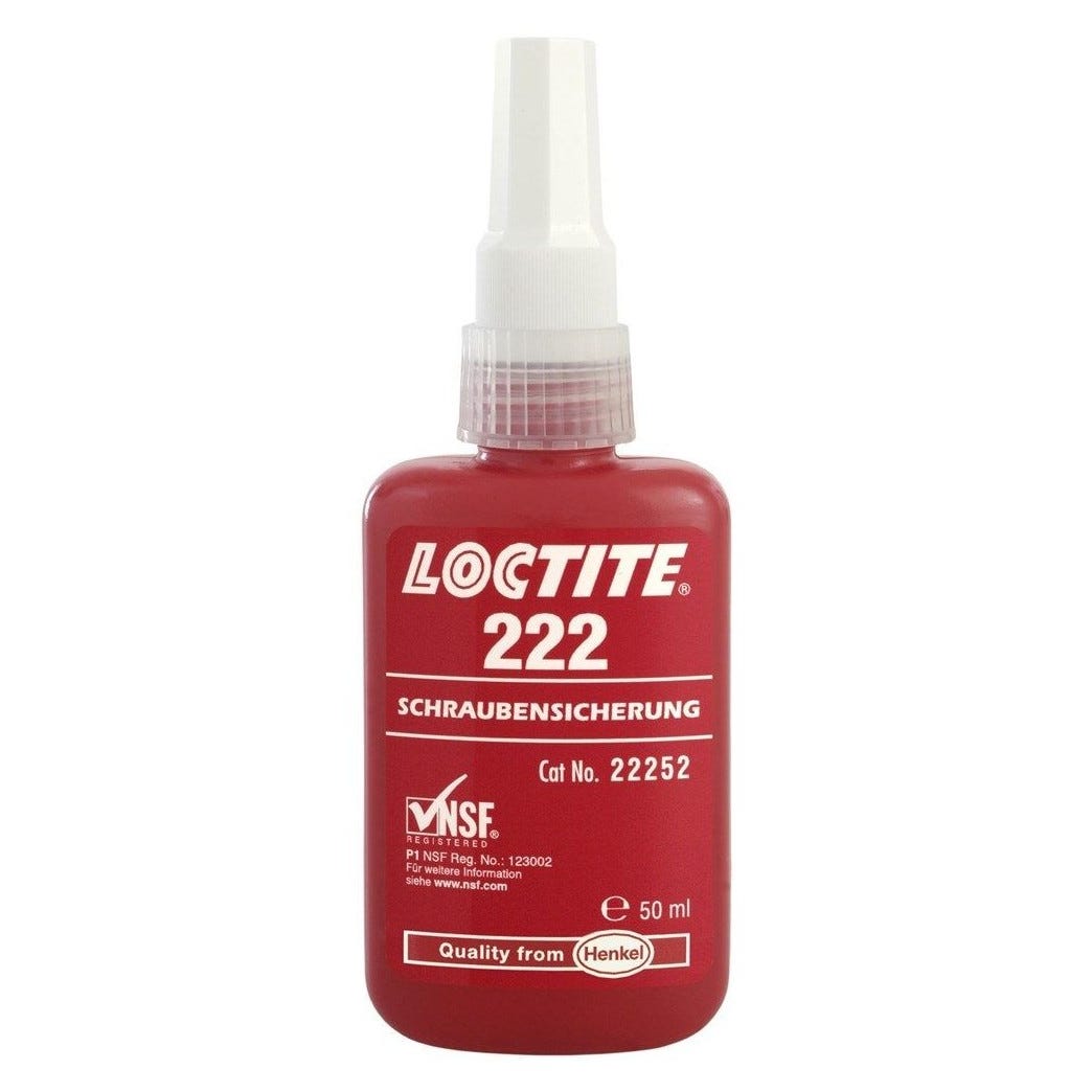Liquide de freinage pour filetage Loctite 222 de 10ml 0